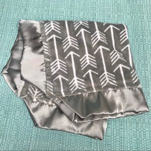Cozy Wozy 20" Lovey Blanket Grey Arrows